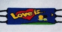Фенечка "Love is..."